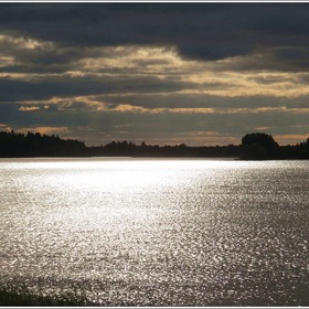 Закат на Монастырском озере. Ферапонтово.